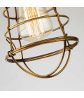 Mixon1 light semi-flush plafond weathered brass 27.1cm Quoizel Mixon1 light semi-flush plafond weathered brass 27.1cm