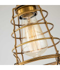 Mixon1 light semi-flush plafond weathered brass 27.1cm Quoizel Mixon1 light semi-flush plafond weathered brass 27.1cm