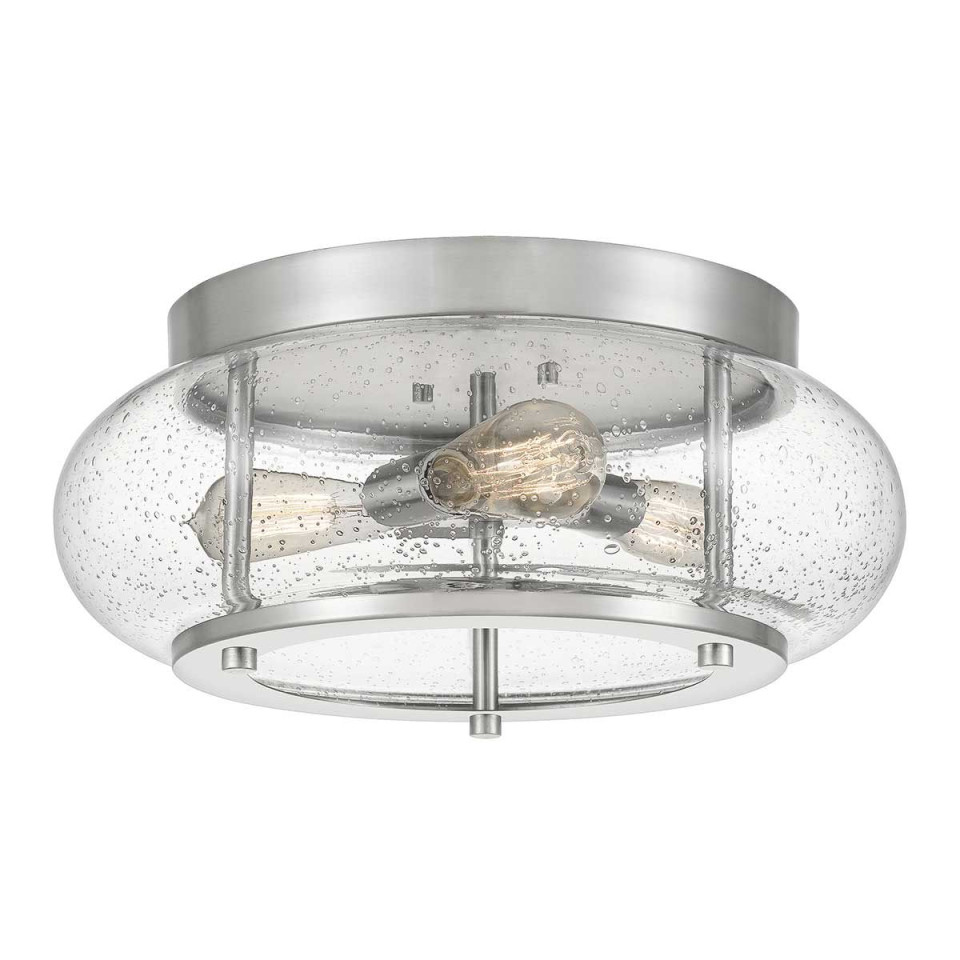 Trilogy 3 plafond brushed nickel 40.6cm Elstead Lighting Trilogy 3 plafond brushed nickel 40.6cm