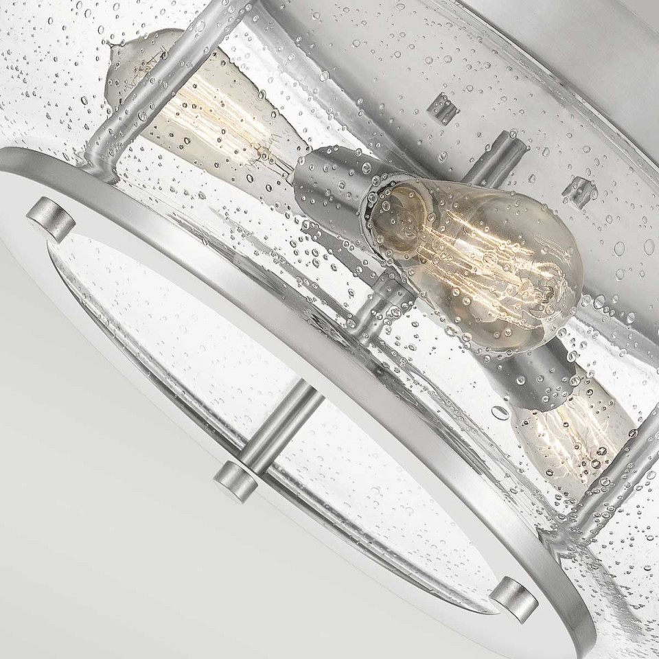 Trilogy 3 plafond brushed nickel 40.6cm Elstead Lighting Trilogy 3 plafond brushed nickel 40.6cm