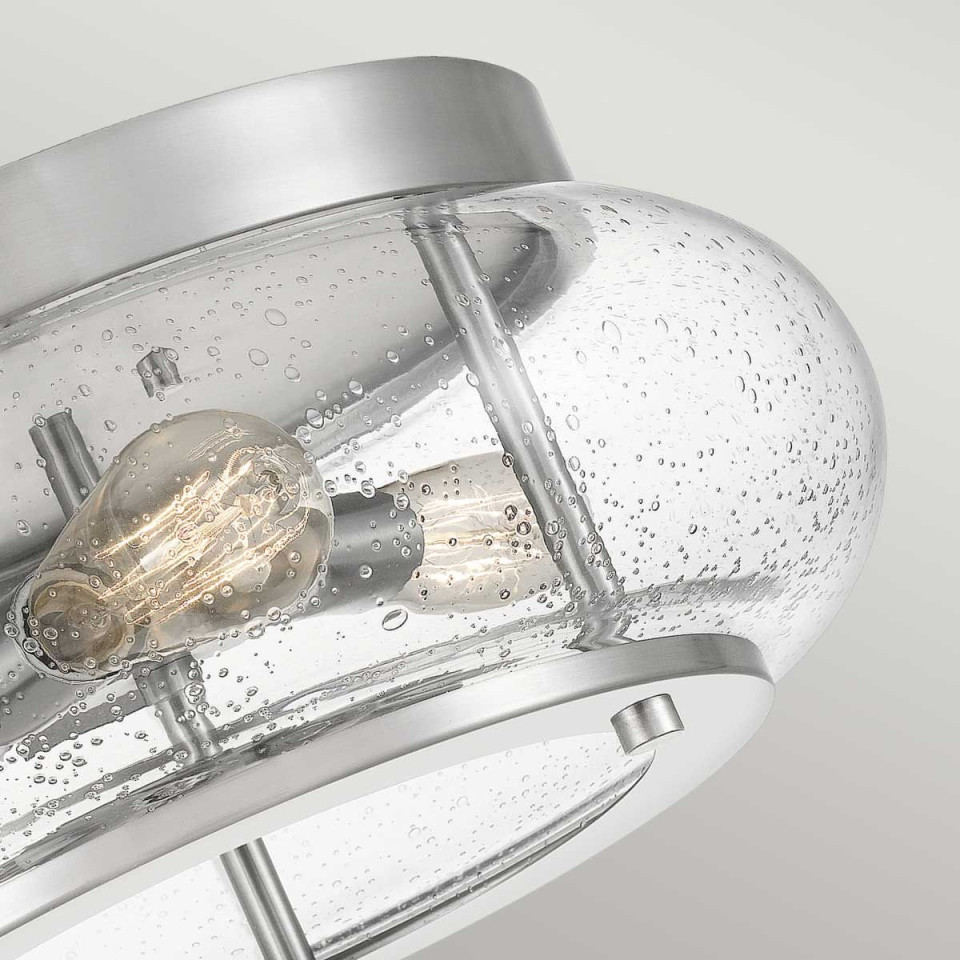 Trilogy 3 plafond brushed nickel 40.6cm Elstead Lighting Trilogy 3 plafond brushed nickel 40.6cm