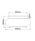 Trilogy 3 plafond old bronze 40.6cm Elstead Lighting Trilogy 3 plafond old bronze 40.6cm
