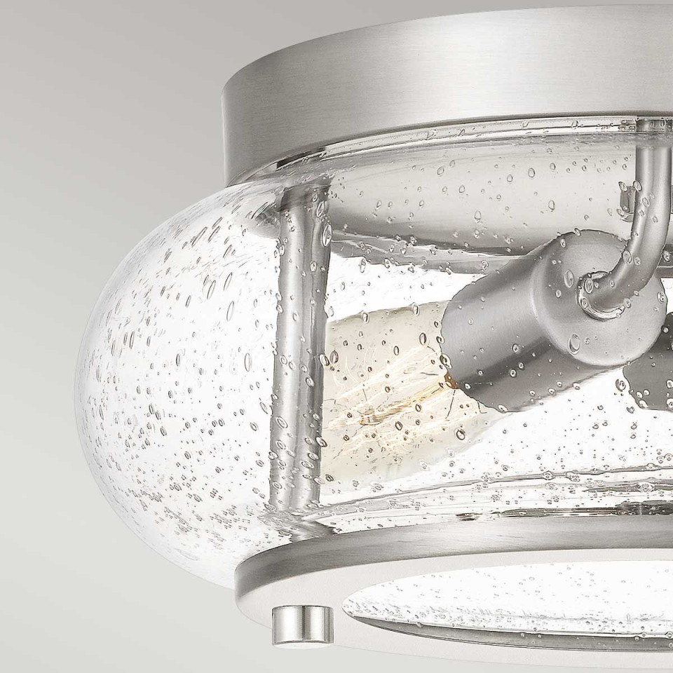 Trilogy 2 plafond brushed nickel 30.5cm Elstead Lighting Trilogy 2 plafond brushed nickel 30.5cm