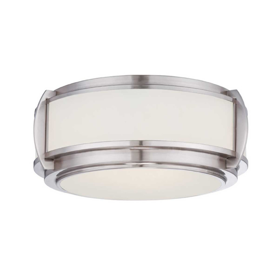 Wilkinson 3 plafond brushed nickel 40.6cm Quoizel Wilkinson 3 plafond brushed nickel 40.6cm