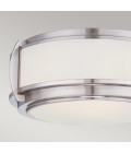Wilkinson 3 plafond brushed nickel 40.6cm Quoizel Wilkinson 3 plafond brushed nickel 40.6cm