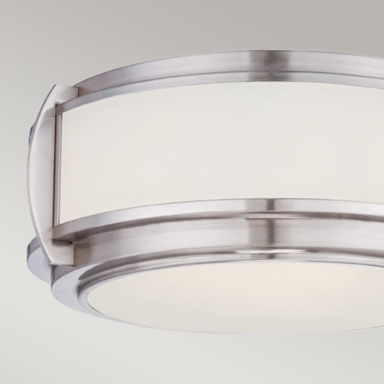 Wilkinson 3 plafond borstad nickel 40.6cm