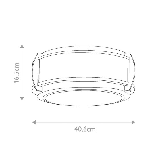 Wilkinson 3 plafond brushed nickel 40.6cm Wilkinson 3 plafond brushed nickel 40.6cm