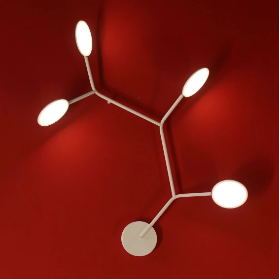 Ballon A vägglampa svart/vit 74cm