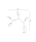 Ballon A Wall Lamp Black/White 74cm Tunto Ballon A Wall Lamp Black/White 74cm