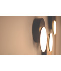 Dot 01 vägglampa vit/svart 15,5cm