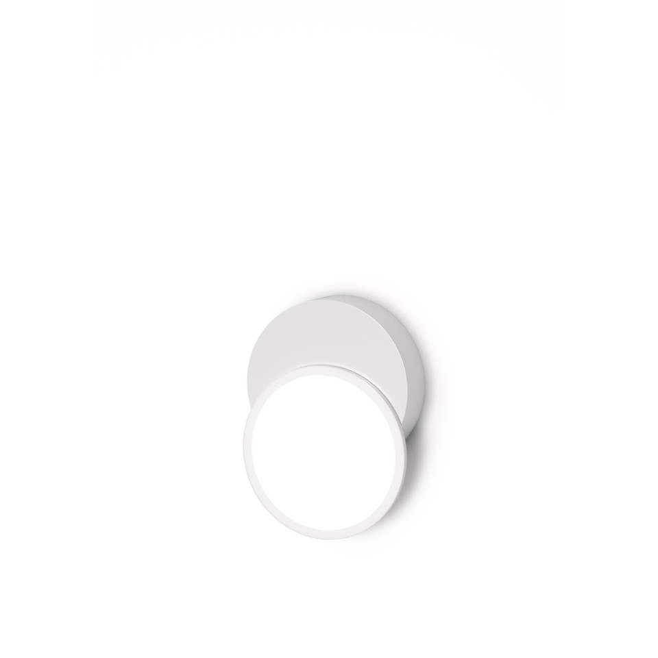 Dot 01 vägglampa vit/svart 15,5cm
