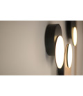 Dot 01 vägglampa vit/svart 15,5cm