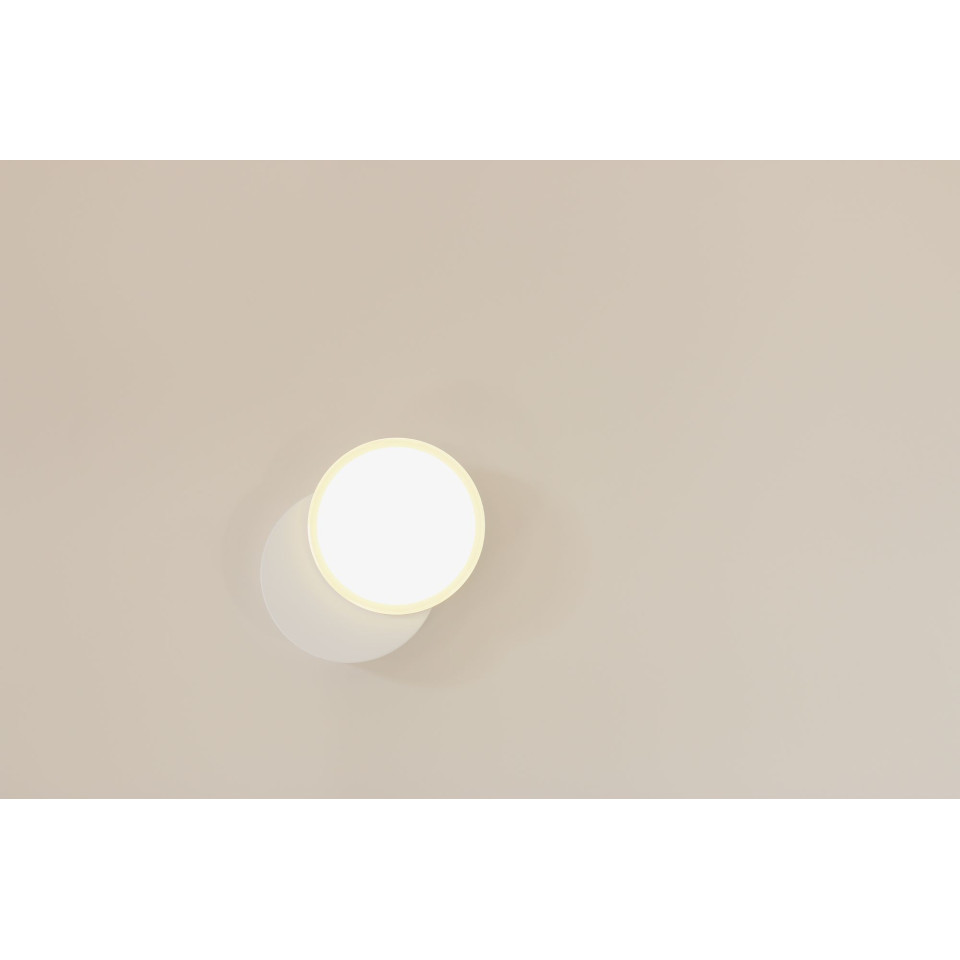 Dot 01 vägglampa vit/svart 15,5cm