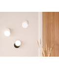 Dot 01 vägglampa vit/svart 15,5cm