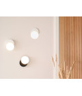 Dot 01 vägglampa vit/svart 15,5cm