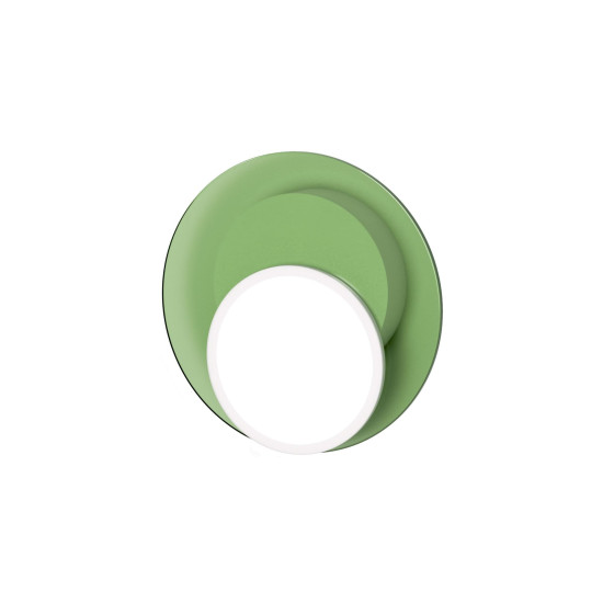 Dot 02 vägglampa vit/svart/ek/valnöt 17,2cm