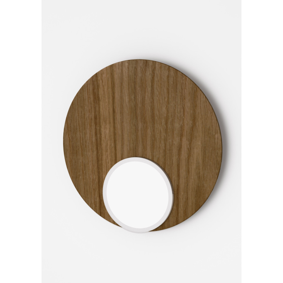 Dot 05 Wall Lamp White/Black/Oak/Walnut 25cm