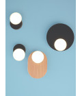 Dot 05 Wall Lamp White/Black/Oak/Walnut 25cm
