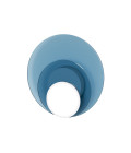 Dot 06 vägglampa vit/svart/ek/valnöt 25cm