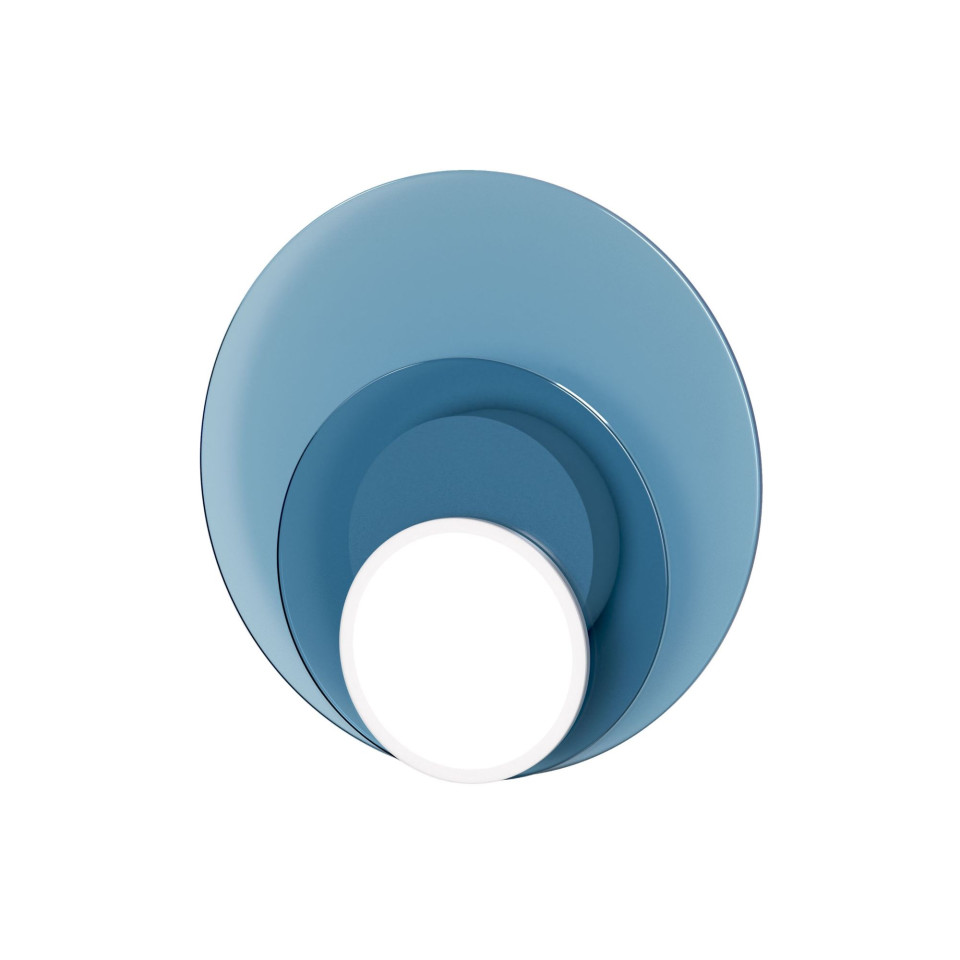 Dot 06 vägglampa vit/svart/ek/valnöt 25cm