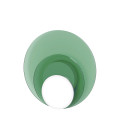 Dot 06 vägglampa vit/svart/ek/valnöt 25cm