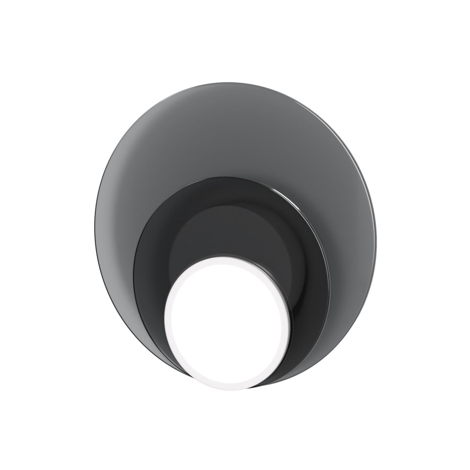 Dot 06 vägglampa vit/svart/ek/valnöt 25cm
