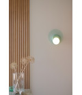 Dot 06 vägglampa vit/svart/ek/valnöt 25cm