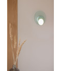 Dot 06 vägglampa vit/svart/ek/valnöt 25cm