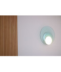 Dot 06 vägglampa vit/svart/ek/valnöt 25cm