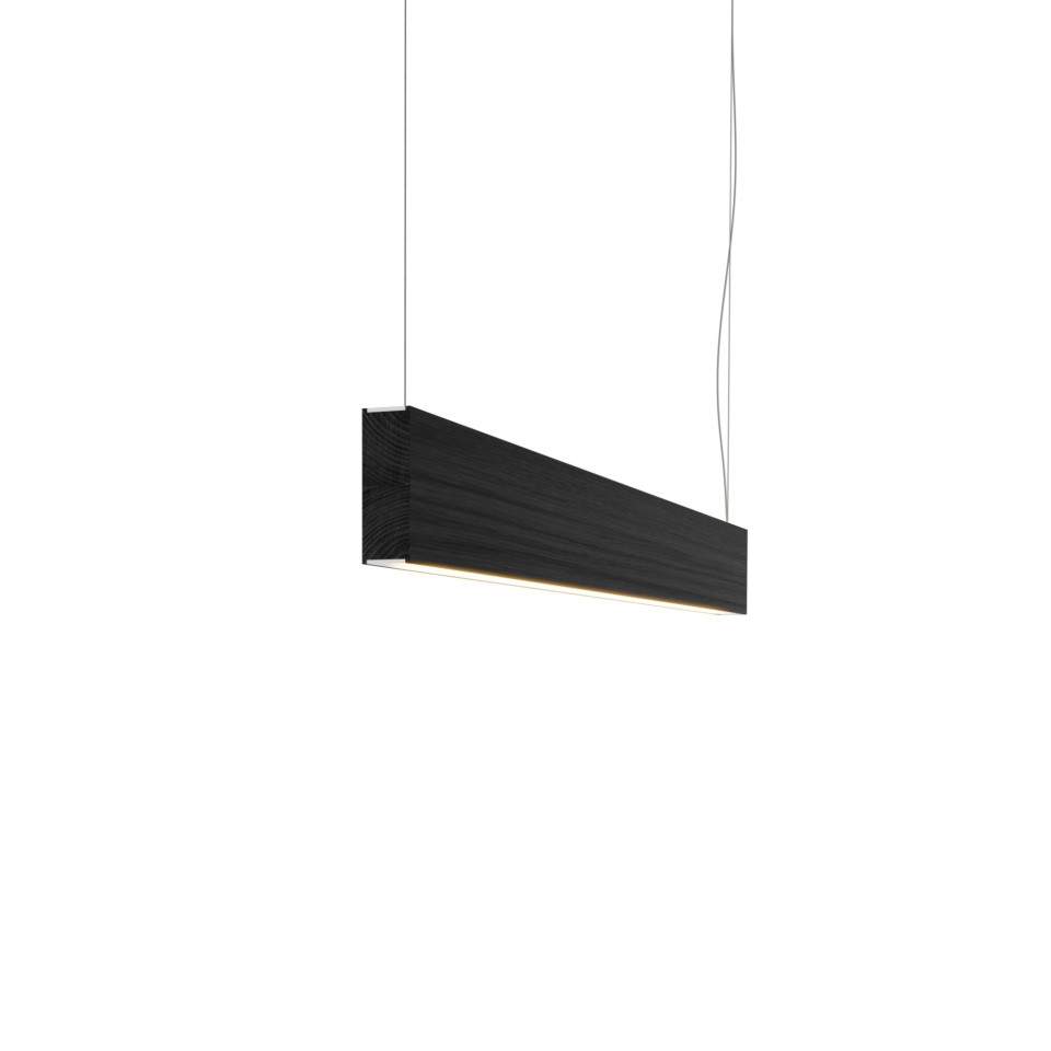 Led120 Ceiling Lamp Oak/Walnut/Ash 74-164cm