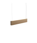 Led120 Ceiling Lamp Oak/Walnut/Ash 74-164cm