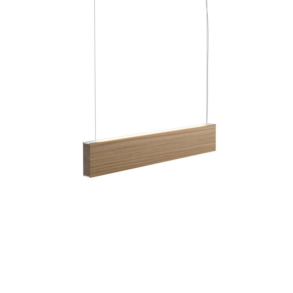 Led120 Ceiling Lamp Oak/Walnut/Ash 74-164cm