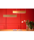 Led120 Ceiling Lamp Oak/Walnut/Ash 74-164cm