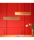 Led120 Ceiling Lamp Oak/Walnut/Ash 74-164cm