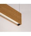 Led120 Ceiling Lamp Oak/Walnut/Ash 74-164cm