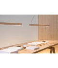 Led28 Ceiling Lamp Oak/Walnut/Ash 100-120cm