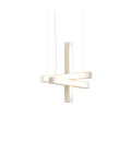 Led40 Cross Ceiling Lamp Oak/Walnut/Ash 40cm