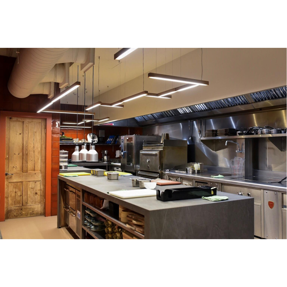 Led40 Shape 4 Ceiling Lamp Oak/Walnut/Ash 114cm