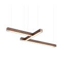 Led40 Shape 4 Ceiling Lamp Oak/Walnut/Ash 114cm