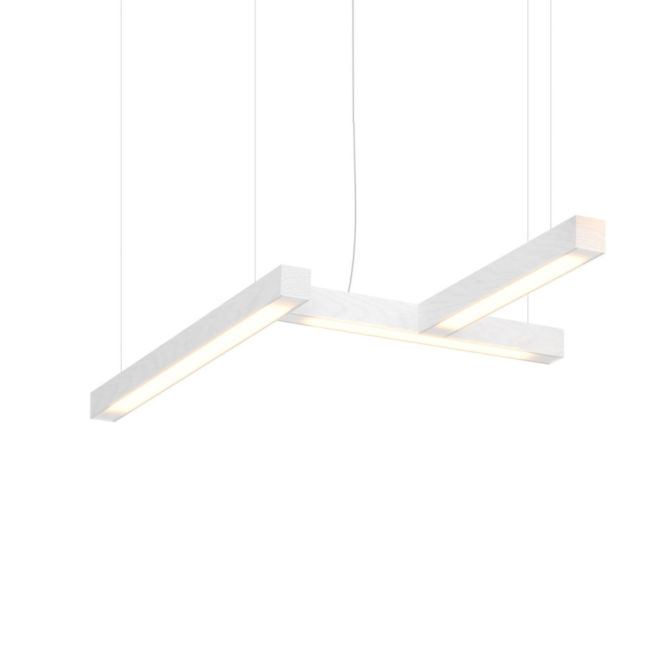 Led40 Shape 4 Ceiling Lamp Oak/Walnut/Ash 114cm