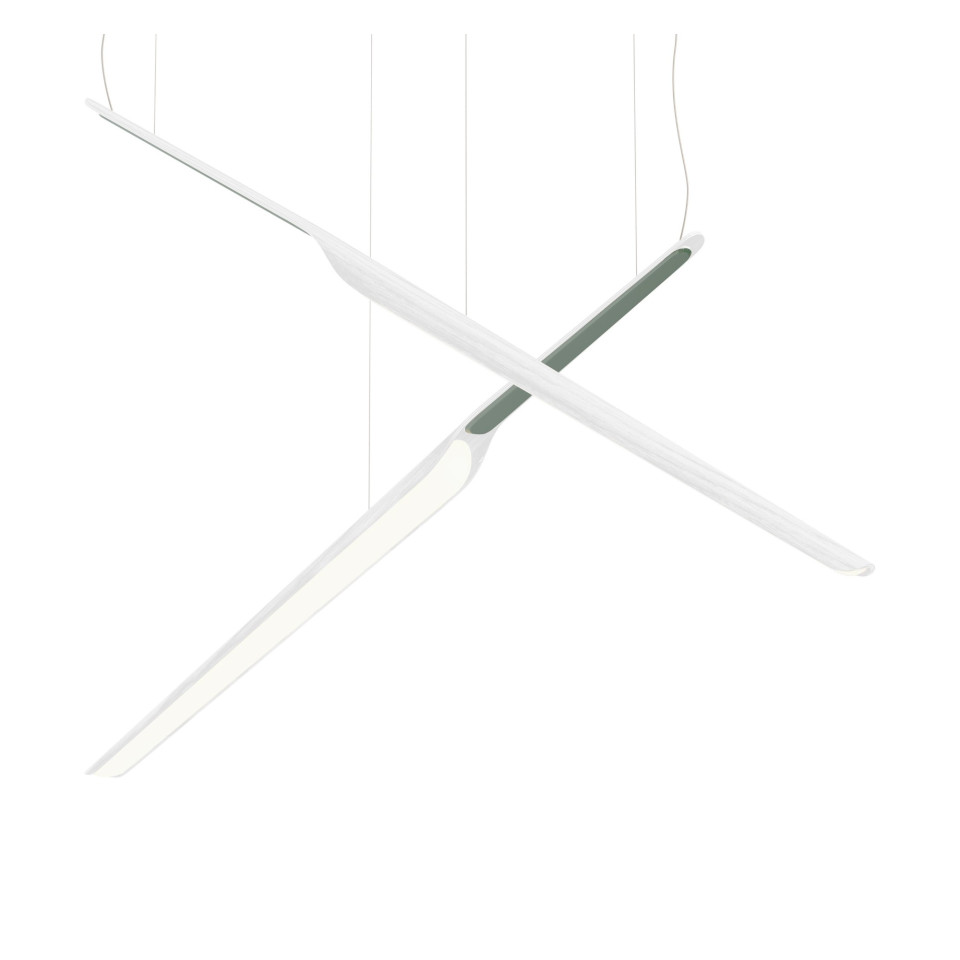 Swan Wing Ceiling Lamp Oak/Walnut/White/Black 118.5cm