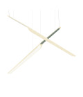 Swan Wing Ceiling Lamp Oak/Walnut/White/Black 118.5cm