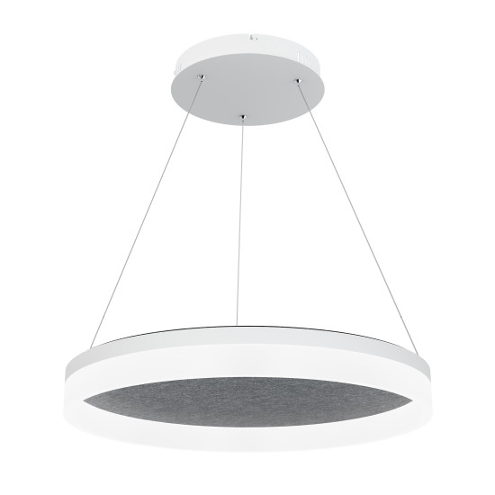 Acoustic Circulo akustisk taklampa 4000k mörkgrå 60cm Acoustic Circulo akustisk taklampa 4000k mörkgrå 60cm