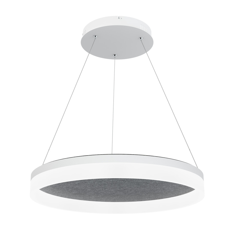 Acoustic Circulo akustisk taklampa 3000k mörkgrå 60cm Valaisin Grönlund Acoustic Circulo akustisk taklampa 3000k mörkgrå 60cm