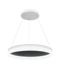 Acoustic Circulo acoustic ceiling light 4000k black 60cm