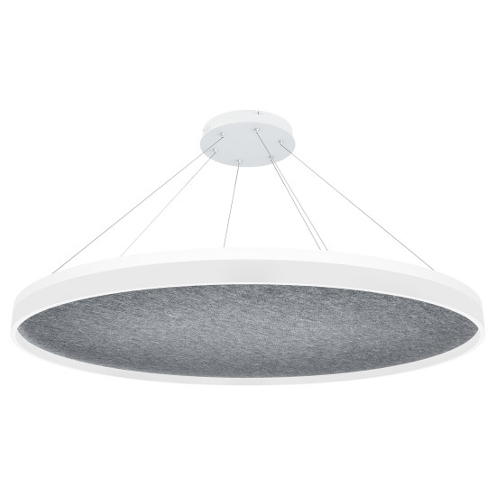 Acoustic Circulo acoustic ceiling light 3000k light grey 120cm Acoustic Circulo acoustic ceiling light 3000k light grey 120cm