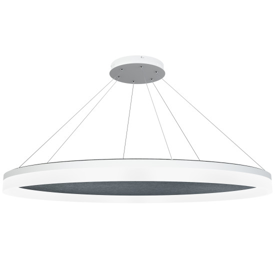 Acoustic Circulo akustisk taklampa 3000k mörkgrå 120cm Acoustic Circulo akustisk taklampa 3000k mörkgrå 120cm