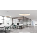 Acoustic Circulo acoustic ceiling light 4000k black 60cm