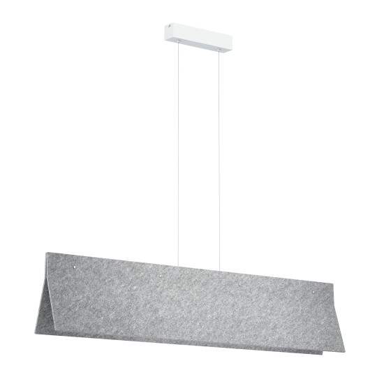 Acoustic Line acoustic ceiling light light grey 140cm Acoustic Line acoustic ceiling light light grey 140cm
