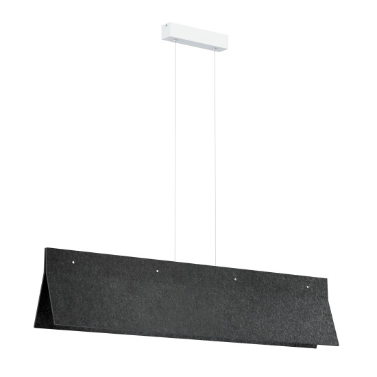 Acoustic Line acoustic ceiling light black 140cm Acoustic Line acoustic ceiling light black 140cm